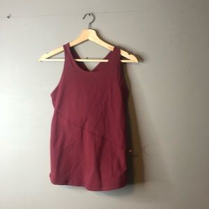 Lululemon red tank top athletic 12